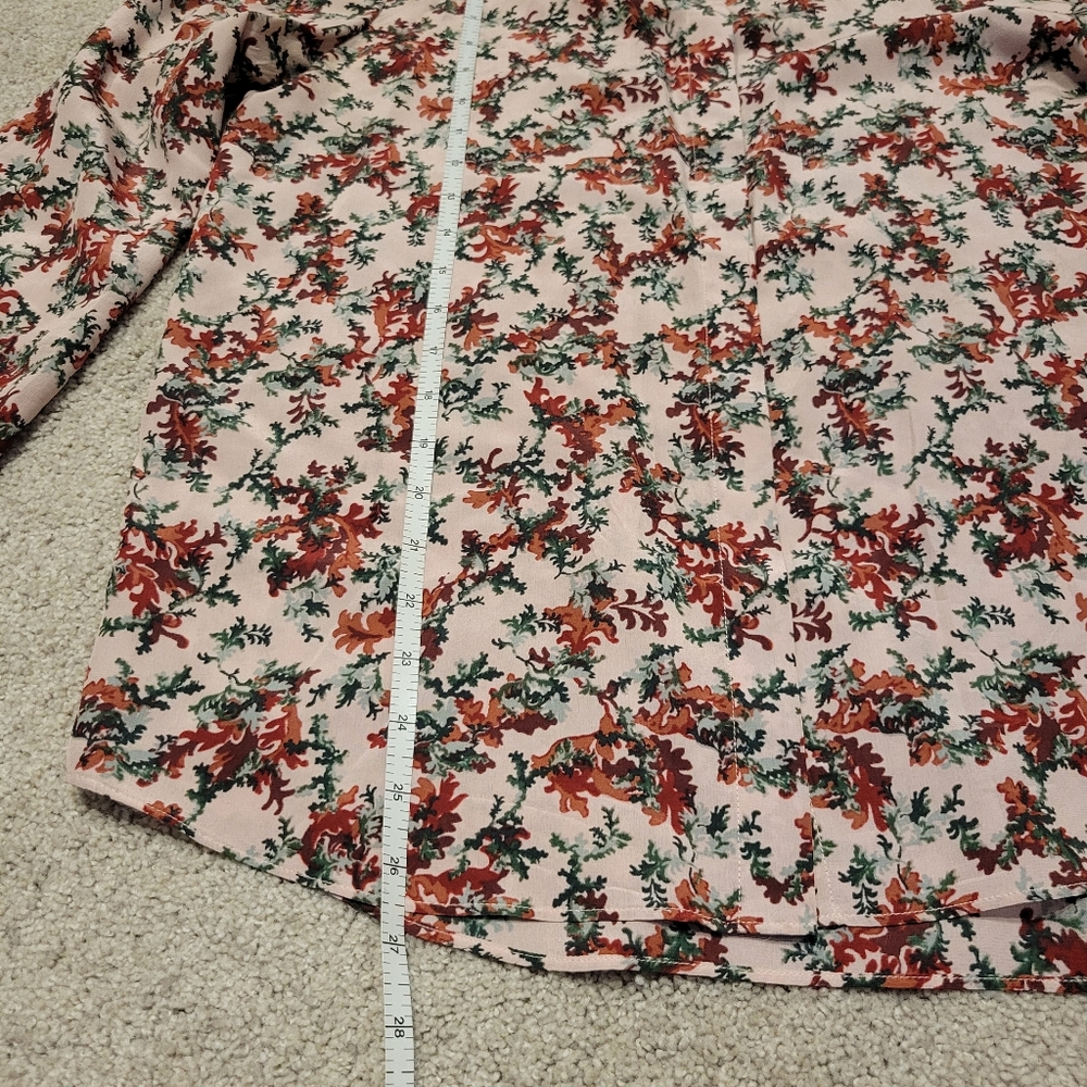 & Other Stories Silk Floral Blouse - Picture 10 of 12